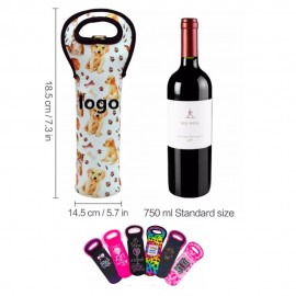 Custom Sublimated Wine Bag Holder  Custom Sublimated Wine Bag Holder