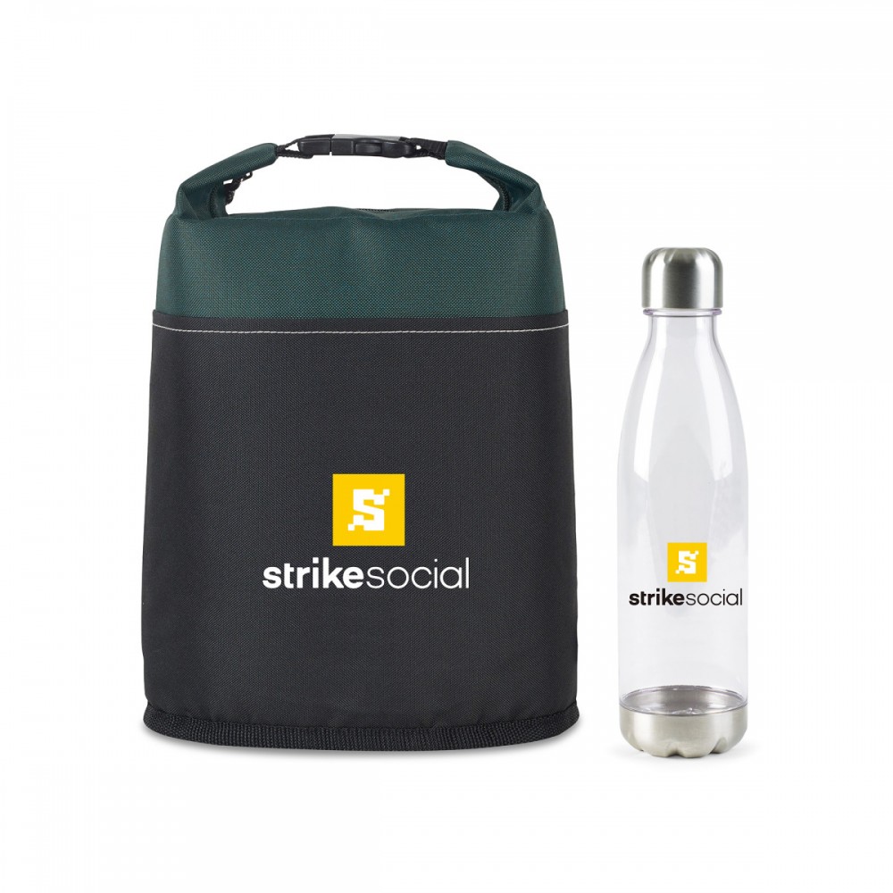 Bring Your Own: The Fresh & Cool Set - Deep Forest Green-Clear Logo Branded Bring Your Own: The Fresh & Cool Set - Deep Forest Green-Clear Logo Branded
