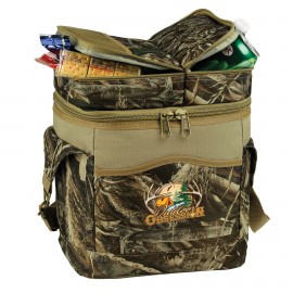 Ultimate Realtree MAX-5 Camo 20 Can Cooler with Logo