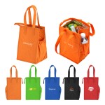 Colorful Cooler Tote with Side Pocket with Logo