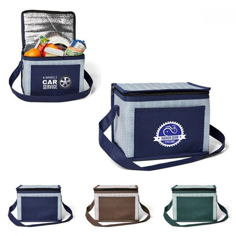 Non-Woven 6 Pack Cooler Bag Custom Imprinted Non-Woven 6 Pack Cooler Bag Custom Imprinted