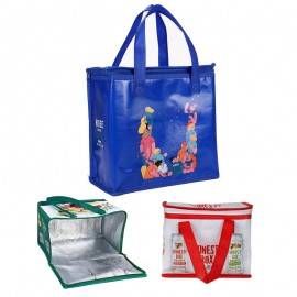 Full Color Printed Non-woven Insulated Lunch Cooler Tote Bag with Logo