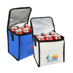 600D Polyester Lunch 6-Can Poly Cooler Bag with Logo