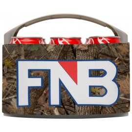 V6 Carrier Beverage Hugger Kings Camo Woodland Custom Imprinted