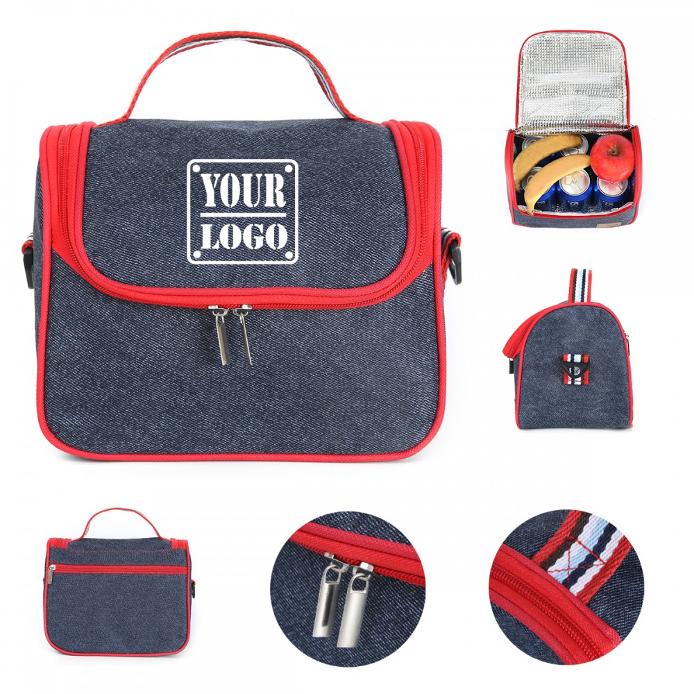 Logo Branded Flip-Top Cooler Bag Logo Branded Flip-Top Cooler Bag