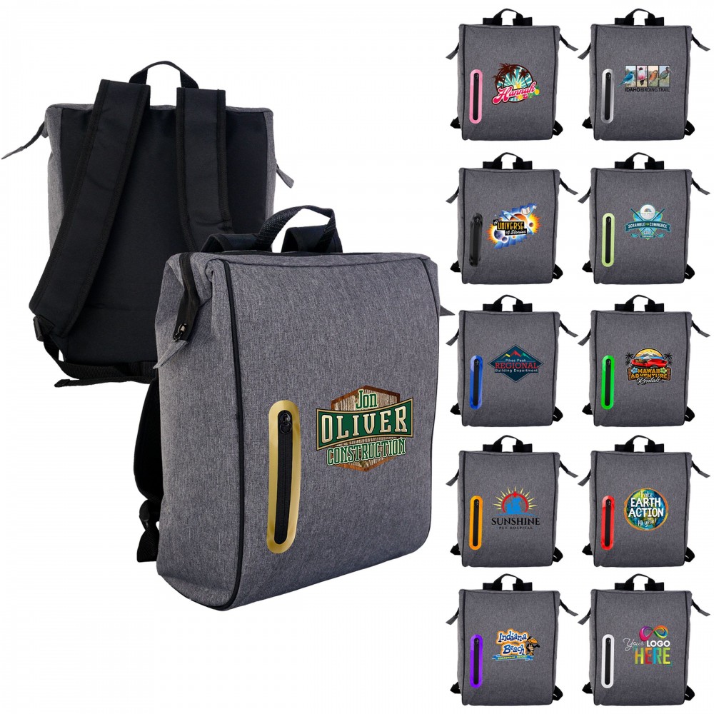 Personalized Oval Line Cooler Backpack