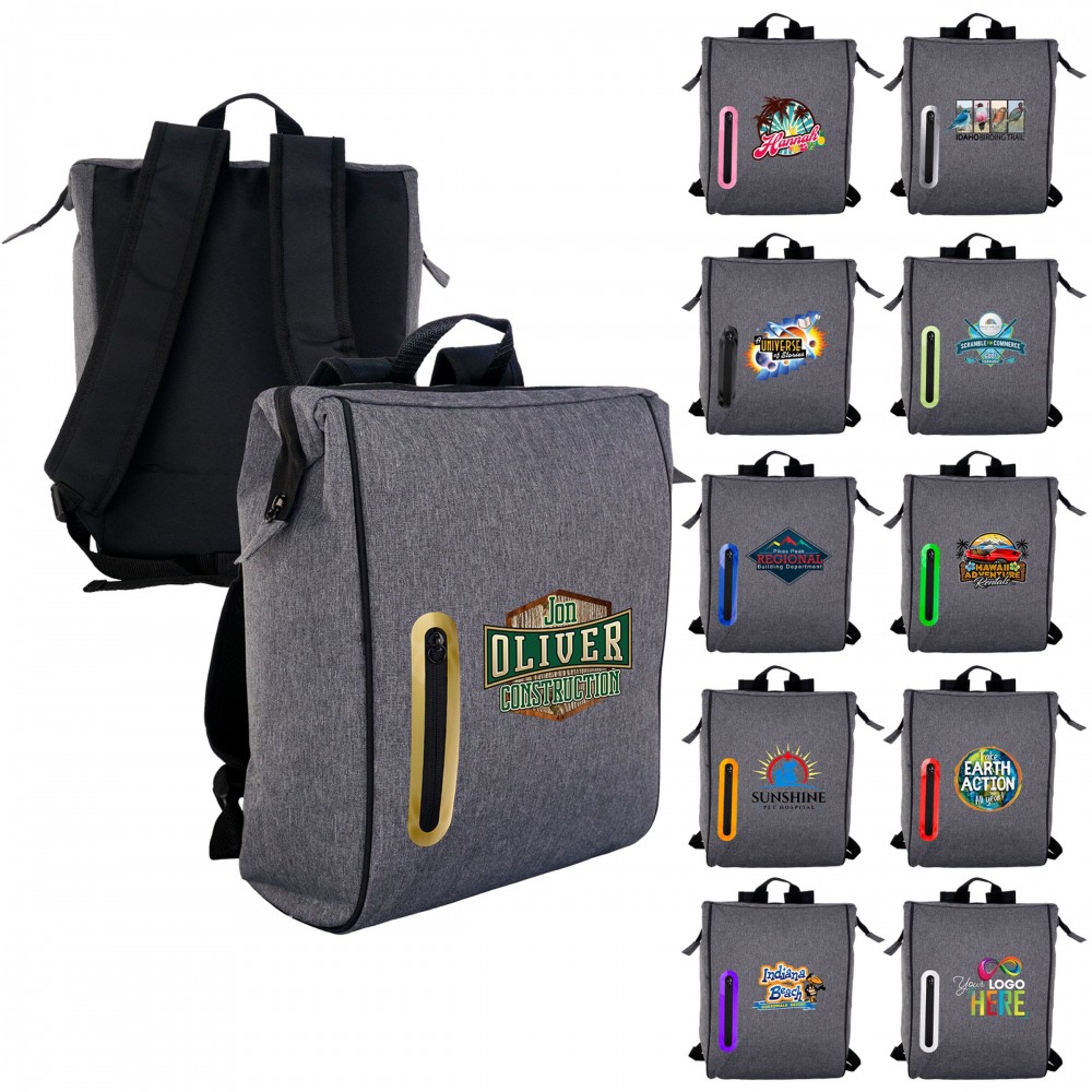 Oval Line Cooler Backpack Logo Branded Oval Line Cooler Backpack Logo Branded