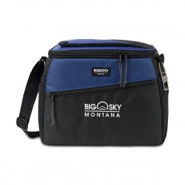 Igloo Glacier Deluxe Box Cooler - New Navy with Logo