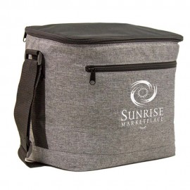 Heather Gray Picnic Cooler with Logo  Heather Gray Picnic Cooler with Logo