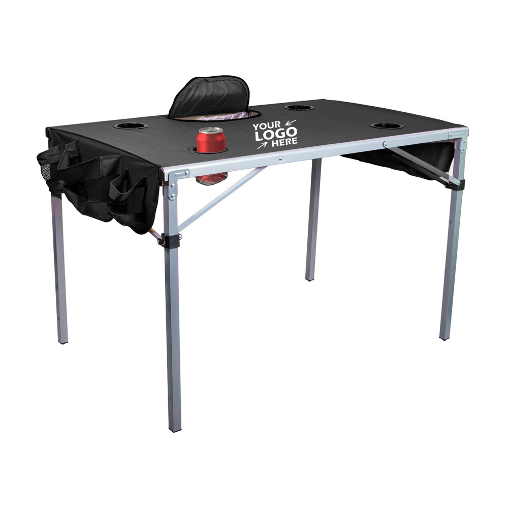 Customized Tailgate Table with Cooler