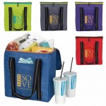 Logo Branded KOOZIE Block Grocery Tote Kooler