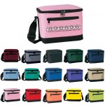 Custom Printed Deluxe 6 Pack Cooler, Mini Portable, personalised Cooler, Custom Logo Cooler