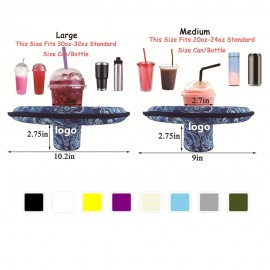 Custom Floating Neoprene Insulated Drink Holder  Custom Floating Neoprene Insulated Drink Holder