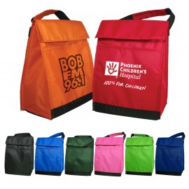 Customized Polyester Insulated Lunch Bags with Handle & Pocket