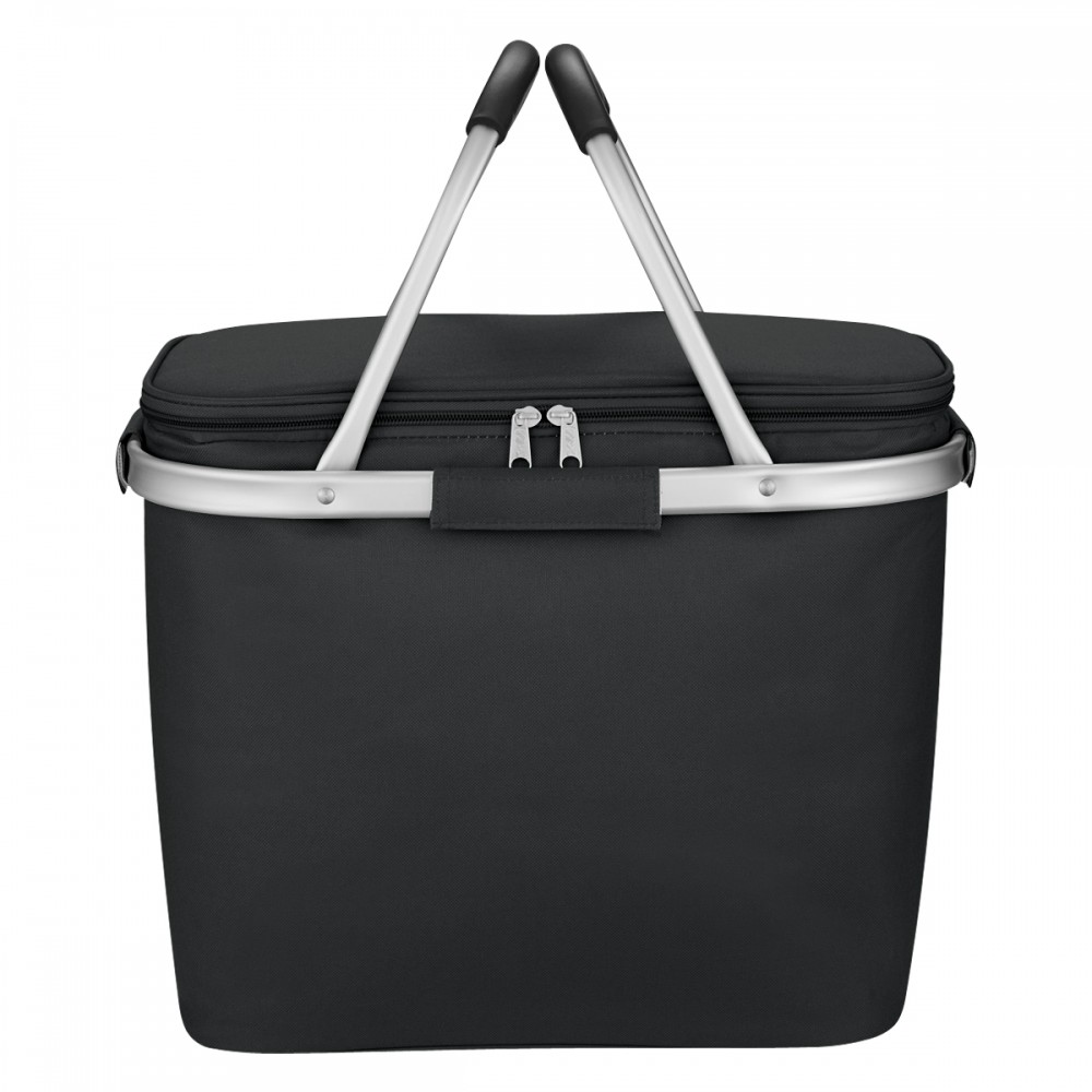 Logo Branded Picnic Fun Collapsible Cooler Basket Logo Branded Picnic Fun Collapsible Cooler Basket
