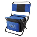 Logo Branded Outdoor Folding Chair With Built In Zip Around Cooler