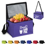 Promotional 6 Can Insulated Cooler Bag With Front Pocket