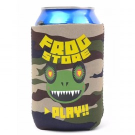 Logo Branded 12 Oz. Neoprene Camouflage Can Cooler  Logo Branded 12 Oz. Neoprene Camouflage Can Cooler