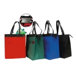 Large Insulated Grocery Cooler Tote Bag with Logo