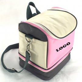 Double Layer Lunch Cooler Bag with Logo  Double Layer Lunch Cooler Bag with Logo