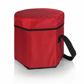Bongo Cooler Collapsible, Structured Cooler/Seat with Logo