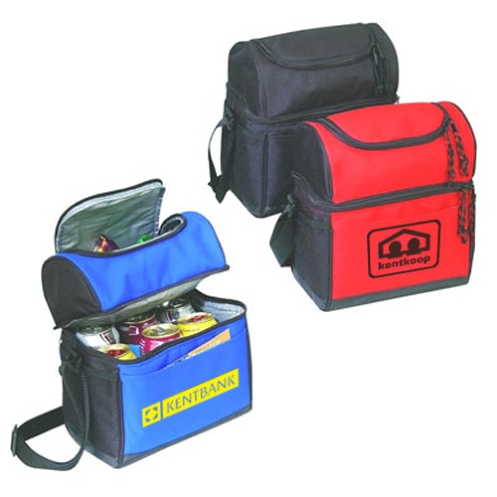 Double Compartment Cooler Lunch Bag with Logo