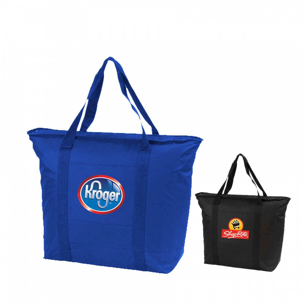 Jumbo Insulated Cooler Tote with Logo