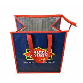 Custom 145g Laminated Woven Insulated Cooler Bag 13"x15"x10" with Logo