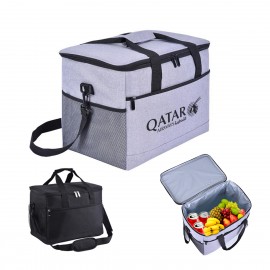 33L Collapsible Insulated Lunch Cooler Tote Bag with Logo