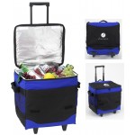 Collapsible Rolling Cooler- 60 Cans with Logo