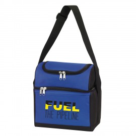 Double Compartment Insulated Cooler with Logo