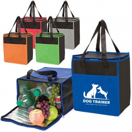Promotional Non-Woven Insulated Grocery Cooler Tote