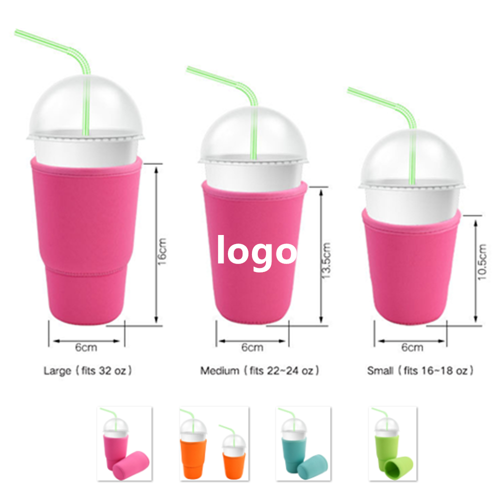 Neoprene Collapsible Bottle Cooler with Logo Neoprene Collapsible Bottle Cooler with Logo