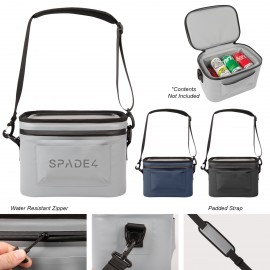 Trekker Water Resistant 6-Can Cooler Bag with Logo  Trekker Water Resistant 6-Can Cooler Bag with Logo
