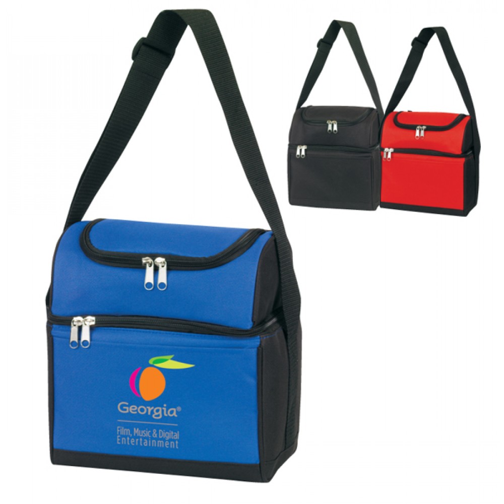 Customized Double Compartment Cooler Bag