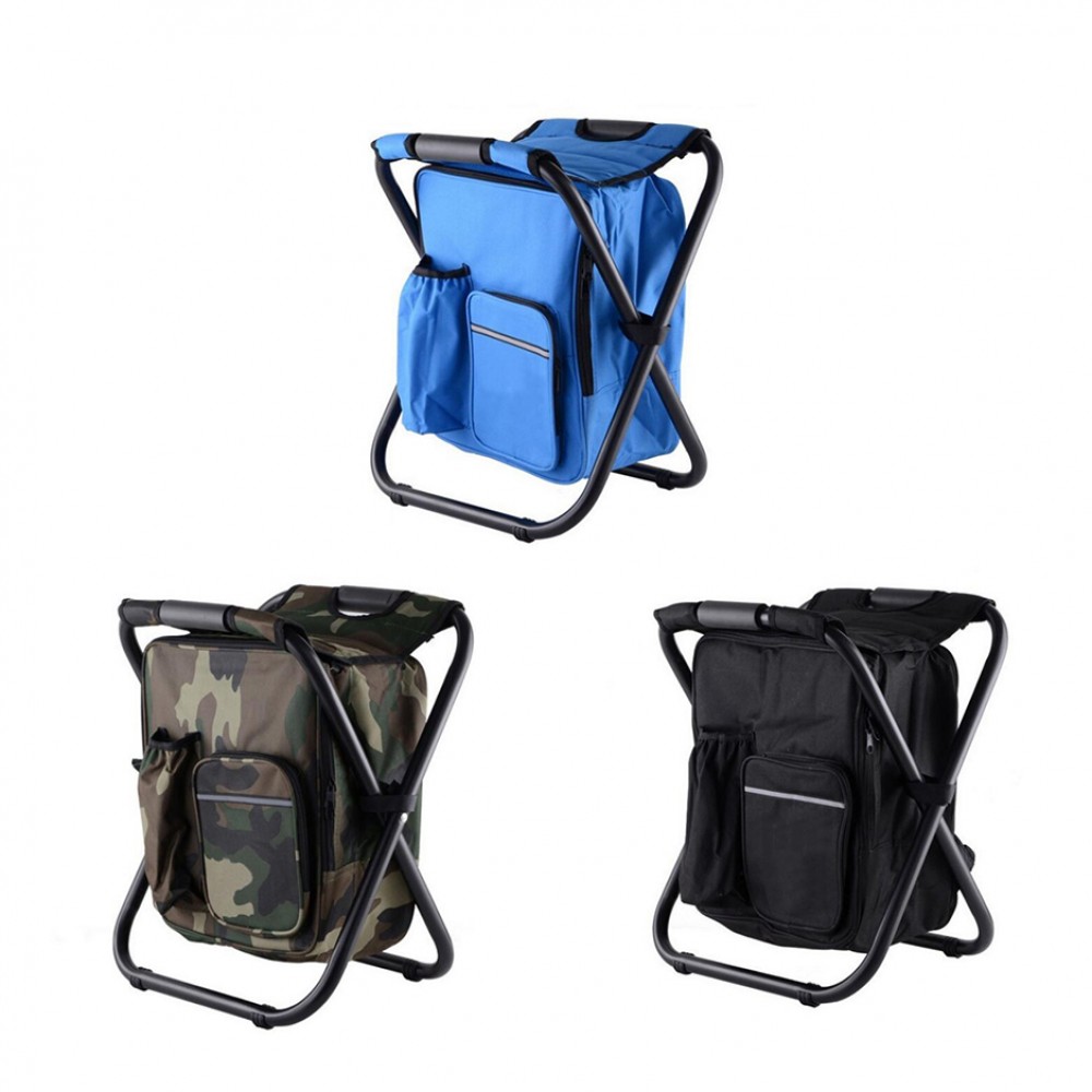 Backpack Foldable Chair with Cooler Bag Custom Printed Backpack Foldable Chair with Cooler Bag Custom Printed
