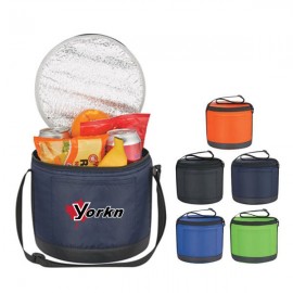 Custom Printed Cans Round Cooler Bag - By Boat