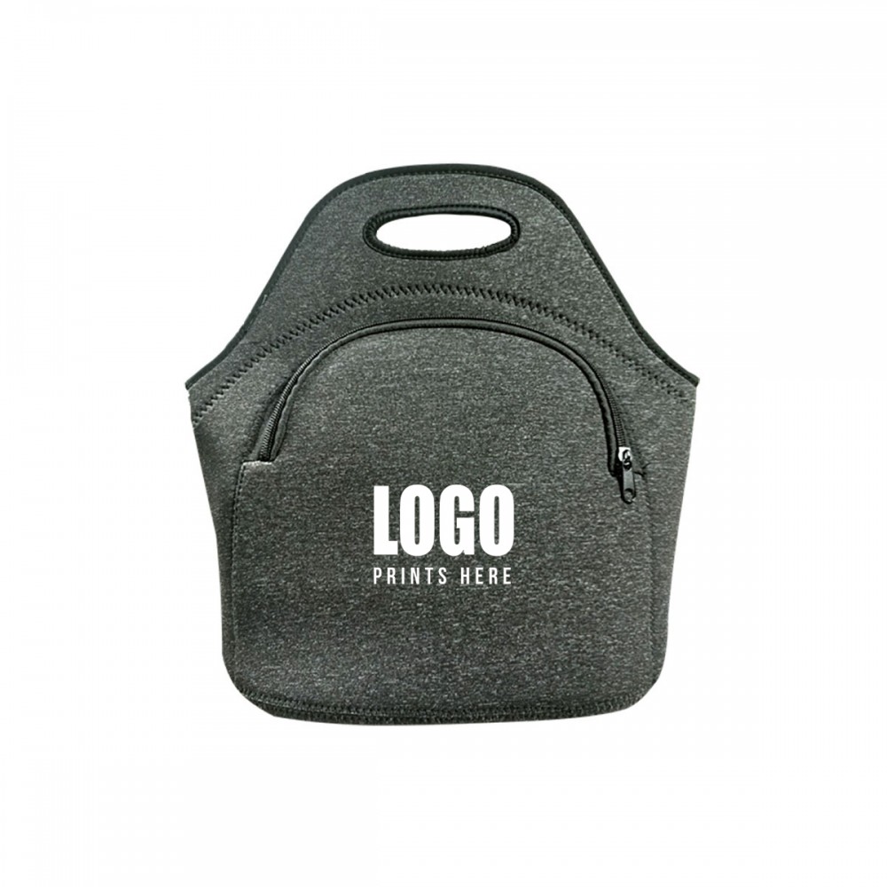 Neoprene Lunch Bag With Pouch with Logo