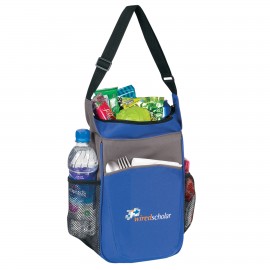 Customized Two-Tone Picnic Insulated Cooler Lunch Bag
