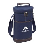 Double Wine Cooler Bag with Corkscrew with Logo