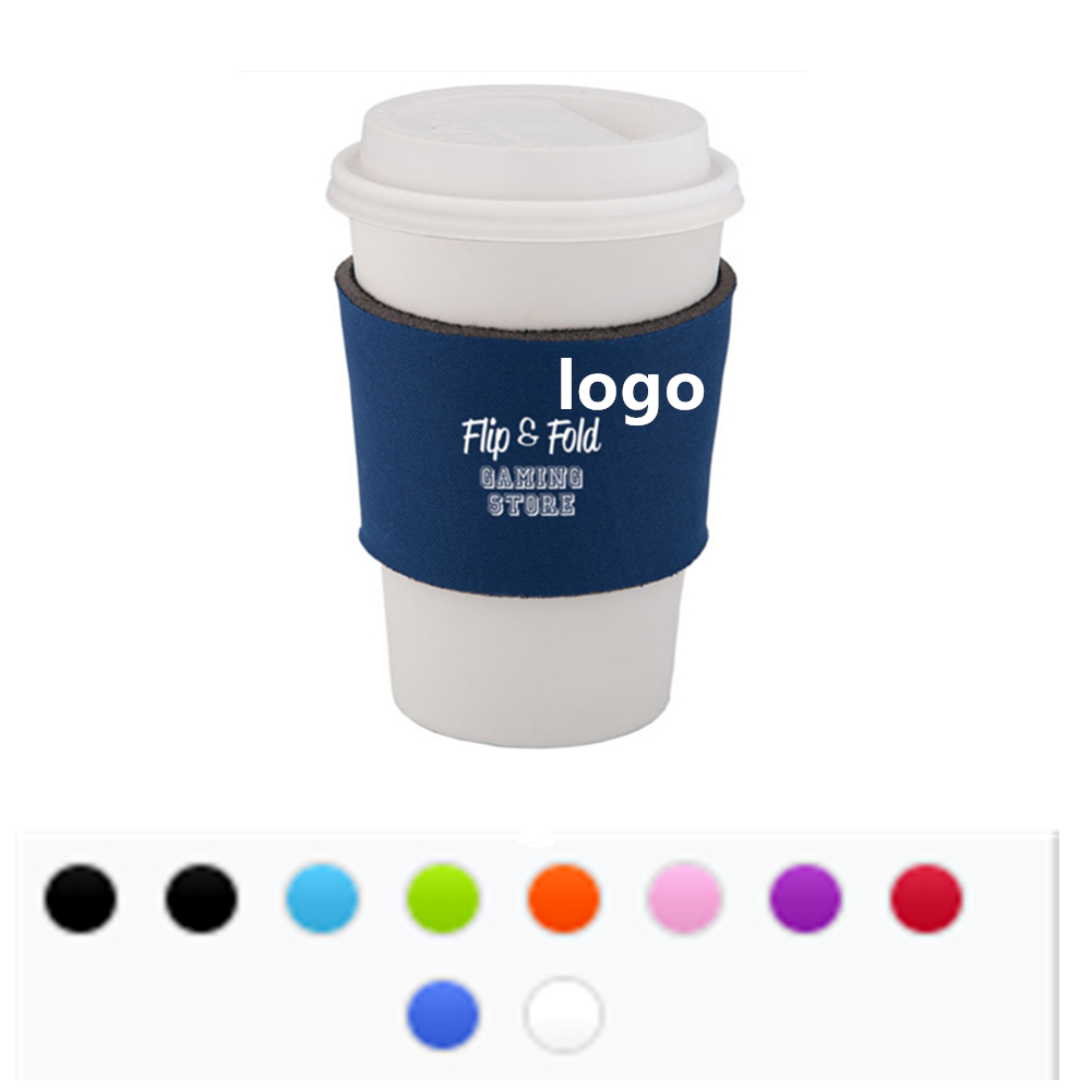 Neoprene Coffee Cup Sleeve with Logo