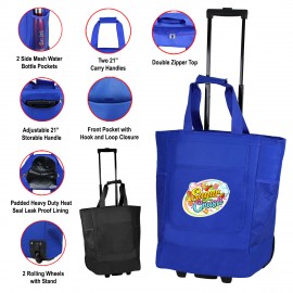 Promotional Multi Purpose Rolling Cooler Multi Purpose Rolling Cooler Multi Purpose Cooler Tote on Wheels