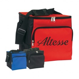 Poly PVC Backing Cooler Lunch Bag with Logo