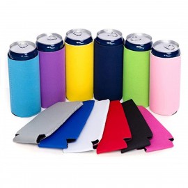 12oz Super Slim Can Cooler with Logo