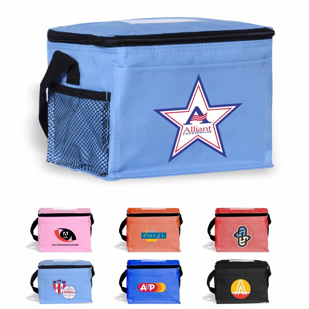 Custom Imprinted 6 can Insulated Bag Custom Imprinted 6 can Insulated Bag