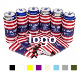 Campaign Theme Can Cooler with Logo