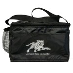 Logo Branded Striped Cooler Bag