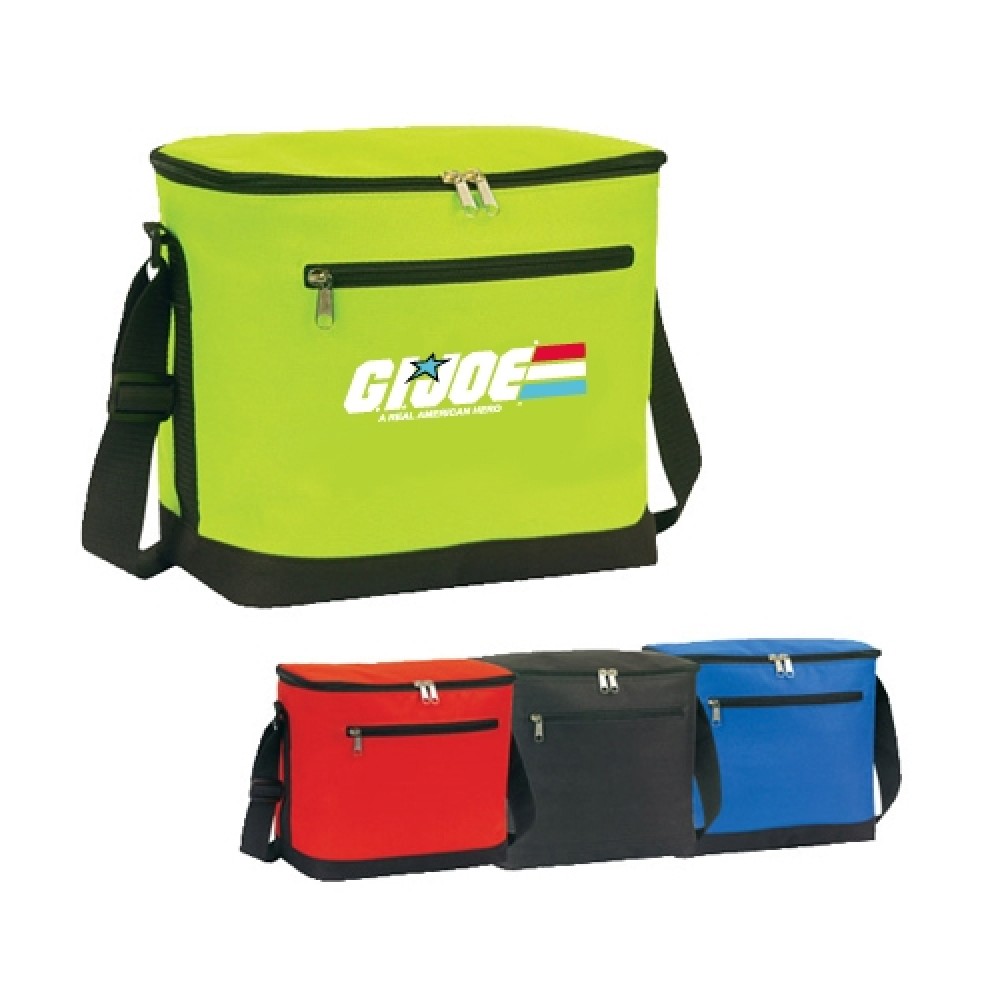 Poly Zipper Insulated Lunch Bag with Logo
