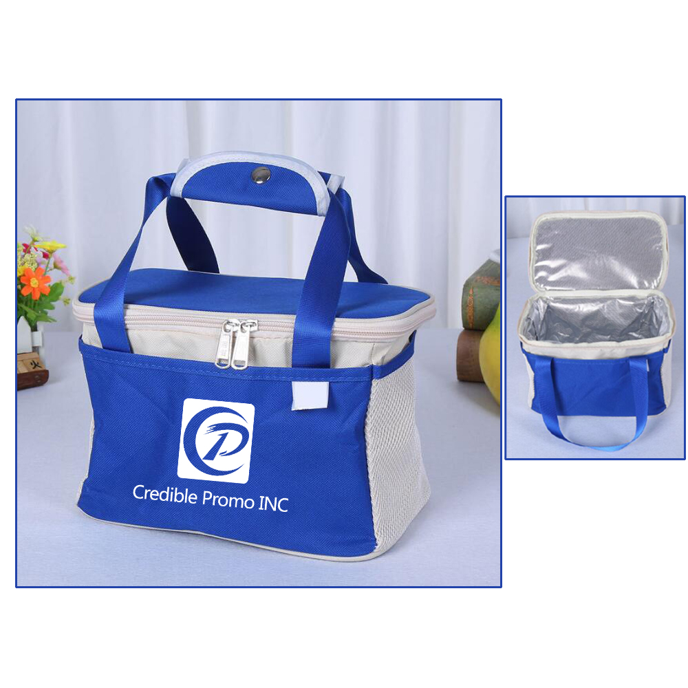Custom High Quality Nylon Lunch Cooler Bag With Holder Logo Branded Custom High Quality Nylon Lunch Cooler Bag With Holder Logo Branded