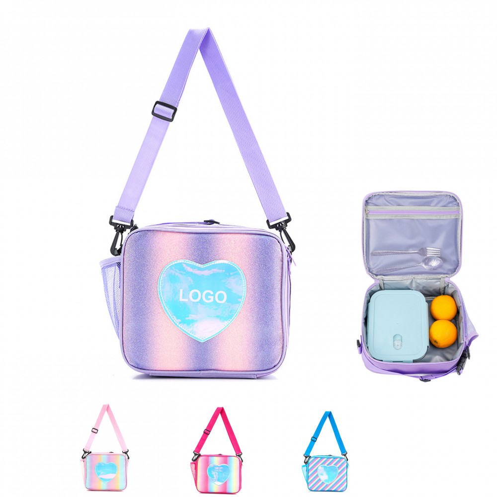 Girls Lunch Bag (direct import) with Logo